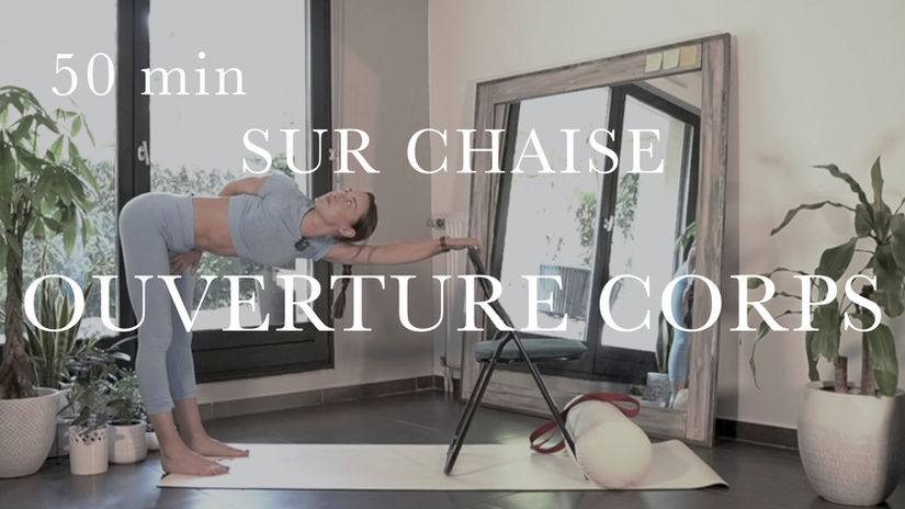 Sur chaise ouverture de mon corps